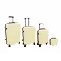 ORDINETT Kofferset 4-teilig 98L + 60L + 43L + 15L Weiß