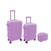 ORDINETT Schubladenkommode 3er-Set, Rosa – 60L, 43L, 15L Kunststoff-Aufbewahrungsboxen