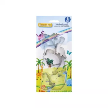 GUARDINI Lebkuchen- und Plätzchenausstecher-Set 8 Stk. Tiere