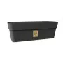 STEFANPLAST Ethica Blumenkasten mit Untersetzer 50x18x17 cm Grau