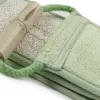 MARTINI SPA Luffa- und Bambusstreifen Bambus – Natürlicher Peeling-Badestreifen mit doppelseitiger Textur