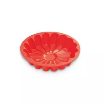 GUARDINI Juliette Silikon-Blumen-Backform Ø 22 x 5 cm Rot
