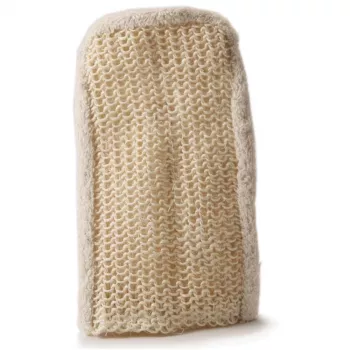 Martini Spa Peeling-Handschuh aus Sisal und Baumwolle, natur