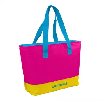 GIOSTYLE Thermotasche Beach Fluo Tote Assorted, 24L, Grün/Pink/Gelb/Hellblau
