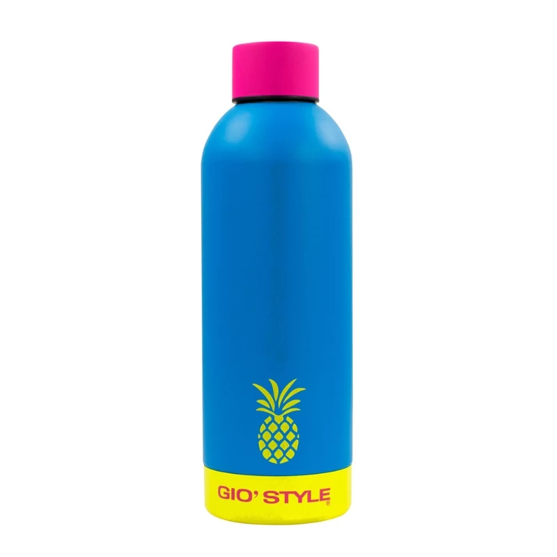 GIOSTYLE Fluo Trinkflasche 0,75L sortiert Pink/Gelb/Grün/Blau