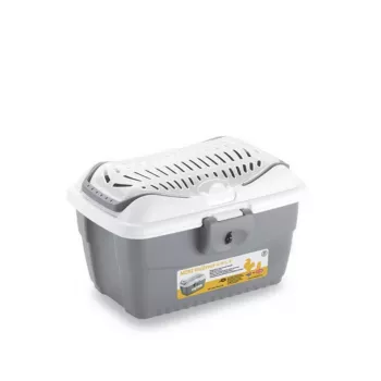 STEFANPLAST Transportbox Mini Gulliver 40x30x24cm Weiß/Grau