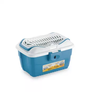 STEFANPLAST Transportbox Mini Gulliver 40x30x24cm Weiß/Blau