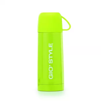 GIOSTYLE Thermosflasche mit Becher Grün 0,35 L