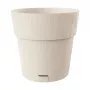 STEFANPLAST Ethica Blumentopf mit Untersetzer Ø40x39cm Weiß