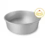 GUARDINI Professionelle Backform mit losem Boden, Ø26 x 7,5 cm, eloxiertes Aluminium