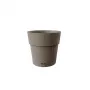 STEFANPLAST Ethica Blumentopf mit Untersetzer Ø20x19cm Braun