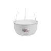 STEFANPLAST Hängeblumentopf Natural Ø30x14,5cm Weiß