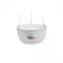 STEFANPLAST Hängeblumentopf Natural Ø30x14,5cm Weiß