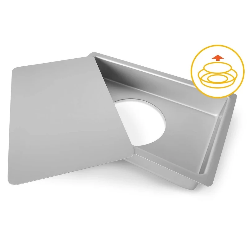 GUARDINI Professionelle Backform mit herausnehmbarem Boden 18x28x5 cm