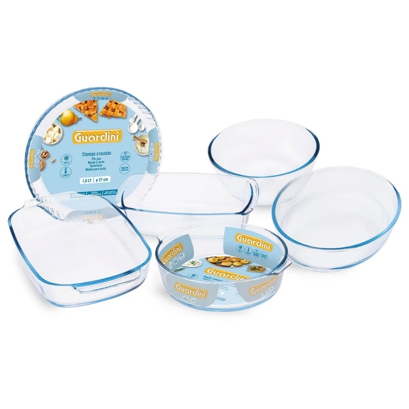 GUARDINI Glasschüssel Borosilikat Ø21cm 2,1L Transparent