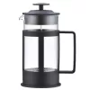 ASI COLLECTION GULFI L 1L French Press Kaffeemaschine, Borosilikatglas, Edelstahl