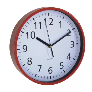 ASI COLLECTION Wanduhr Ø25,5cm Rot