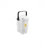 STEFANPLAST Haustierfutter-Aufbewahrungsbehälter 2,5 kg 7 L 23x19x31 cm, Transparent/Weiß