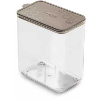 GIOSTYLE Aufbewahrungsbox rechteckig L 1,8L Con.Tengo 15,5x10x17,1cm Grau-Braun