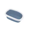 STEFANPLAST Sprint 10 Offene Katzen-Toilette 43x31x14 cm Blau/Weiß