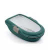 STEFANPLAST Katzenklo Furba Chic 59x39x22 cm Grün/Hellgrau