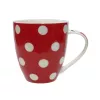 ASI COLLECTION Tasse Dots 513 ml Rot mit weißen Punkten