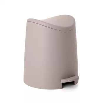 TATAY Badezimmer-Tretmülleimer 3L Standard Braun