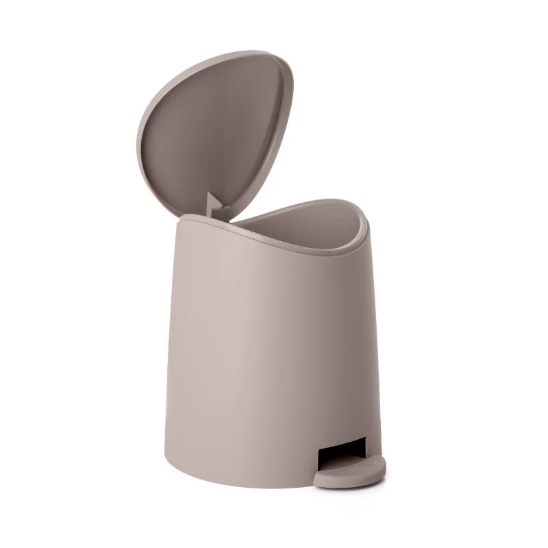 TATAY Badezimmer-Tretmülleimer 3L Standard Braun