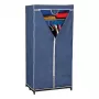 ORDINETT Armadio Jolly 75x50x160cm Blauer Aufbewahrungsschrank