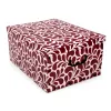 ORDINETT Pappkarton 49x39x25cm Big Box Goccia sortiert, Blau/Hellgrau/Burgunderrot