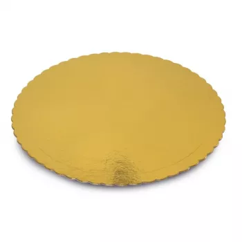 GUARDINI Easy Bake Papiertortenformen Gold 32 cm 2 Stk.