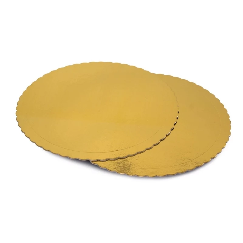 GUARDINI Easy Bake Papiertortenformen Gold 32 cm 2 Stk.