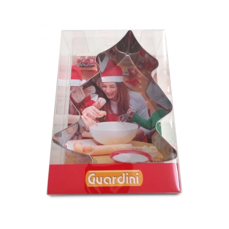 GUARDINI Weihnachtsbaum-Kuchenform 20 x 13,7 cm Antihaft-Kohlenstoffstahl Anthrazitgrau