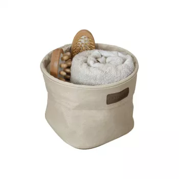 ORDINETT Stoffbox S 18x18x14cm Ego Ecru