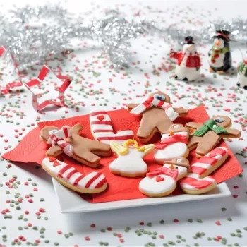 GUARDINI Lebkuchen-Backform-Set mit 4 Stück in Blister 28 x 19 x 2 cm