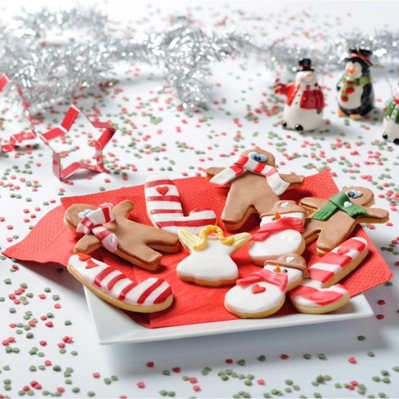 GUARDINI Lebkuchen-Backform-Set mit 4 Stück in Blister 28 x 19 x 2 cm
