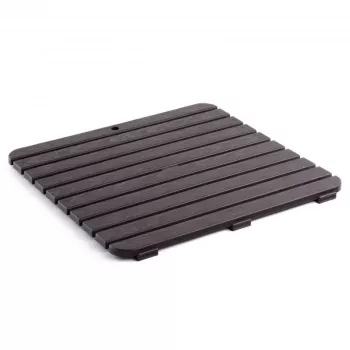 TATAY Duschwanne 55x55cm Braun Schiefer-Effekt Quadratisch