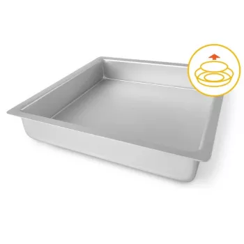 GUARDINI Quadratische Kuchenform mit herausnehmbarem Boden Professional 26x26x5cm
