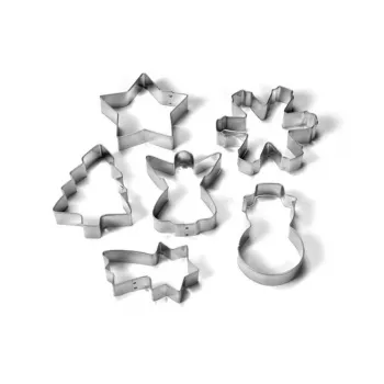 GUARDINI Lebkuchen-Backformen-Set mit 6 Stück in Blister 28 x 19 x 2 cm