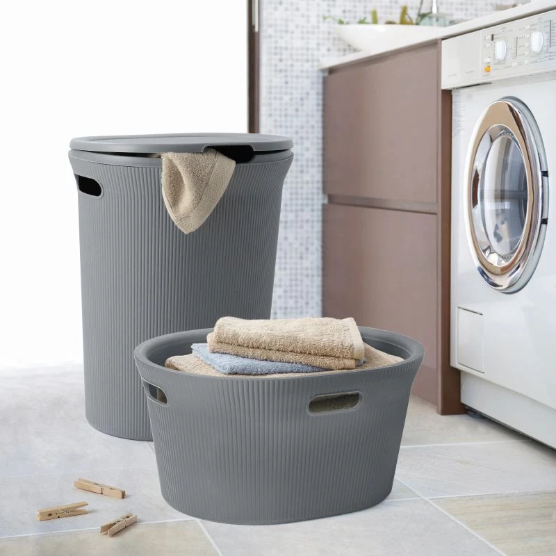 TATAY Wäschebox Baobab 40L Grau