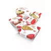 GUARDINI Savarin-Backform Silikon Juliette Ø24x5,5cm Rot