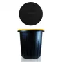 GIOSTYLE Eco Solution 25L Recycling Bin Dunkelgrau/Gelb