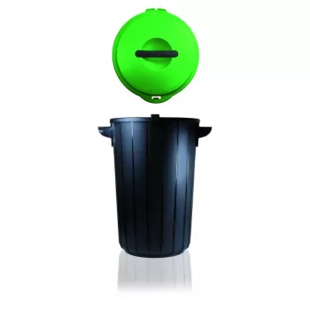 GIOSTYLE Eco Solution Abfalleimer 35L Dunkelgrau/Grün