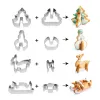 GUARDINI 3D Lebkuchen-Backform-Set mit 4 Formen in einer Box 21 x 12,5 x 2 cm