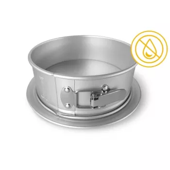 GUARDINI Professional runde Backform, Ø20 x 7,5 cm, eloxiertes Aluminium