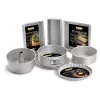 GUARDINI Professional runde Backform, Ø20 x 7,5 cm, eloxiertes Aluminium
