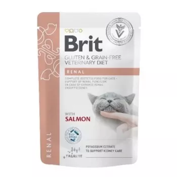 BRIT VD Renal Cat Pouch - Nassfutter für Katzen - 12x85g