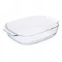 GUARDINI Glas-Auflaufform Rechteckig Borosilikatglas 34x22,5x6 cm / 2,7 L