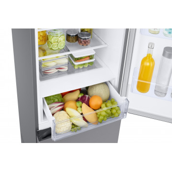 Samsung RL38C600CSA/EG Freistehende Kühl-Gefrier-Kombination, 203 cm Höhe, Energieeffizienzklasse C, Silber