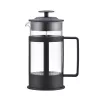 ASI COLLECTION Coffee Press GULFI M 600ml French Press, Borosilikatglas, Schwarz/Silber